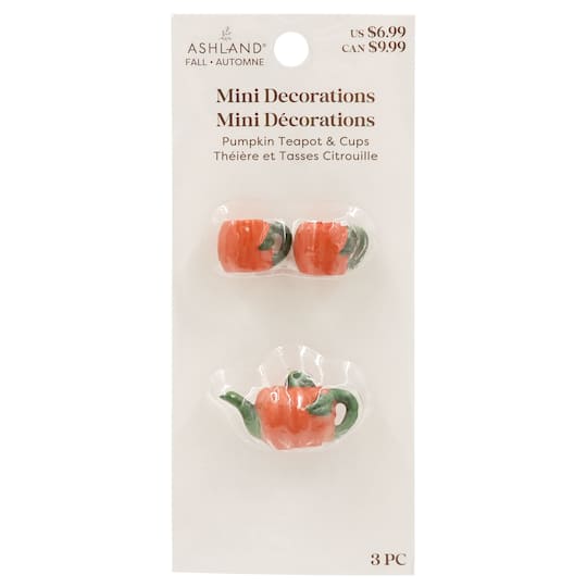 Mini Pumpkin Teapot & Cups by Ashland®